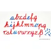 ruchomy alfabet NIEMIECKI litery Montessori