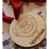 Medal drewniany - najlepszy dziadek
