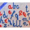 Zestaw: ruchomy alfabet + mata + karty edu. + litery duże