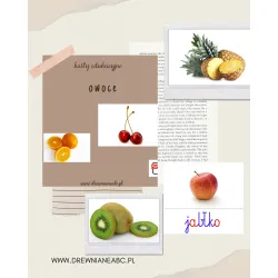 Karty edukacyjne OWOCE - pdf