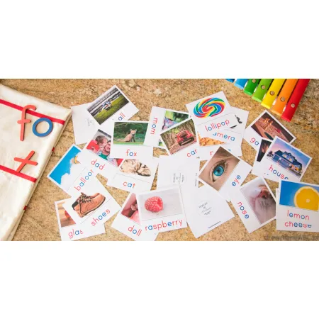 litery+pudełko+mata+karty alfabet ang Montessori