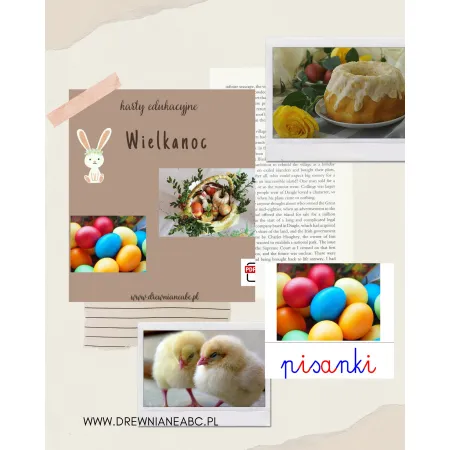 Karty edukacyjne WIELKANOC - pdf
