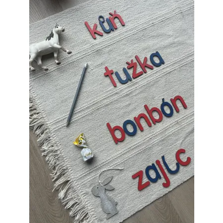 Ruchomy alfabet czeski  132 litery