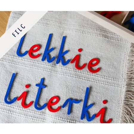 Ruchomy Alfabet - małe litery z filcu