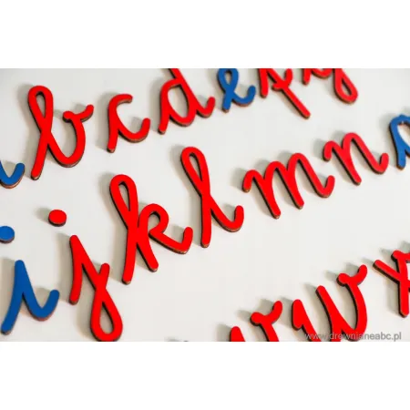 ruchomy alfabet NIEMIECKI litery Montessori